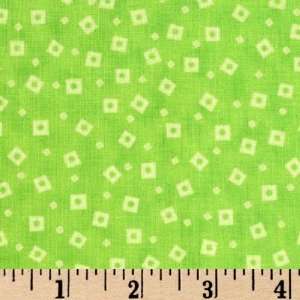 45 Wide Simply Delicious Squares Lime Fabric By The Yard 