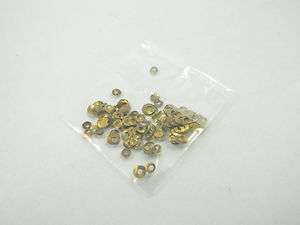 New Lot of 100 Brass Dial Washers Assorted Sizes Fits Most Wristwatch 