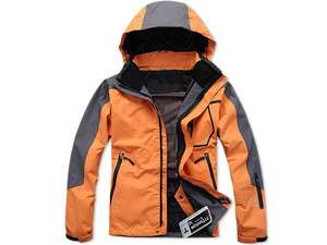   Camping Hiking Waterproof Breathable Jacket Hoodies ORANGE CF02  