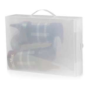    10x Clear Stackable Plastic Ladies Shoe Storage Boxes Electronics