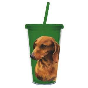  Dachshund Insulated Cup w/ Straw