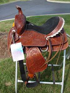 13 Double T Western Saddle Barrel Show Trail Horse  
