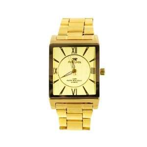   WAT1107MGD Gold Face Analog Men Watch for Gift, Apparel Electronics