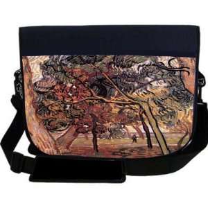 Van Gogh Art Study of Pine Trees NEOPRENE Laptop Sleeve Bag Messenger 