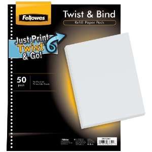  Fellowes Twist and Bind Machine Free Kit, Pre Punched 