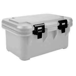 191 Gray Cambro UPCS180 S Series Ultra Food Pan Carrier Insulated Top 