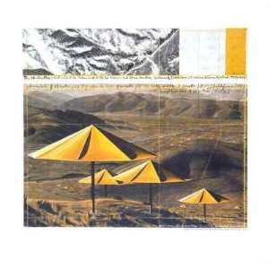  Yellow Umbrellas 1991 by Javacheff Christo. Best Quality 