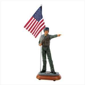   Air Force Flag Bearer American Heroes Vanmark Figurine