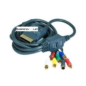   Component High Definition HD AV TV LCD Cable for Xbox 360 Electronics