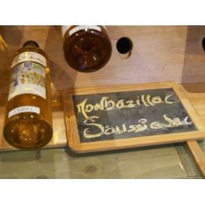 Golden Yellow Bottles of White Bergerac and Monbazillac Wine, Maison 