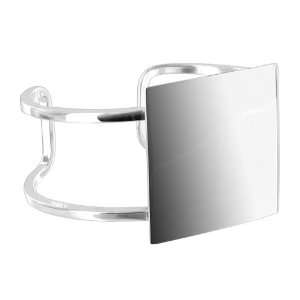  .925 Sterling Silver 23mm Wide Engravable Cuff Bracelet Jewelry