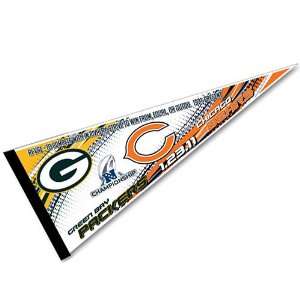  Chicago Bears Dueling Logos Pennant